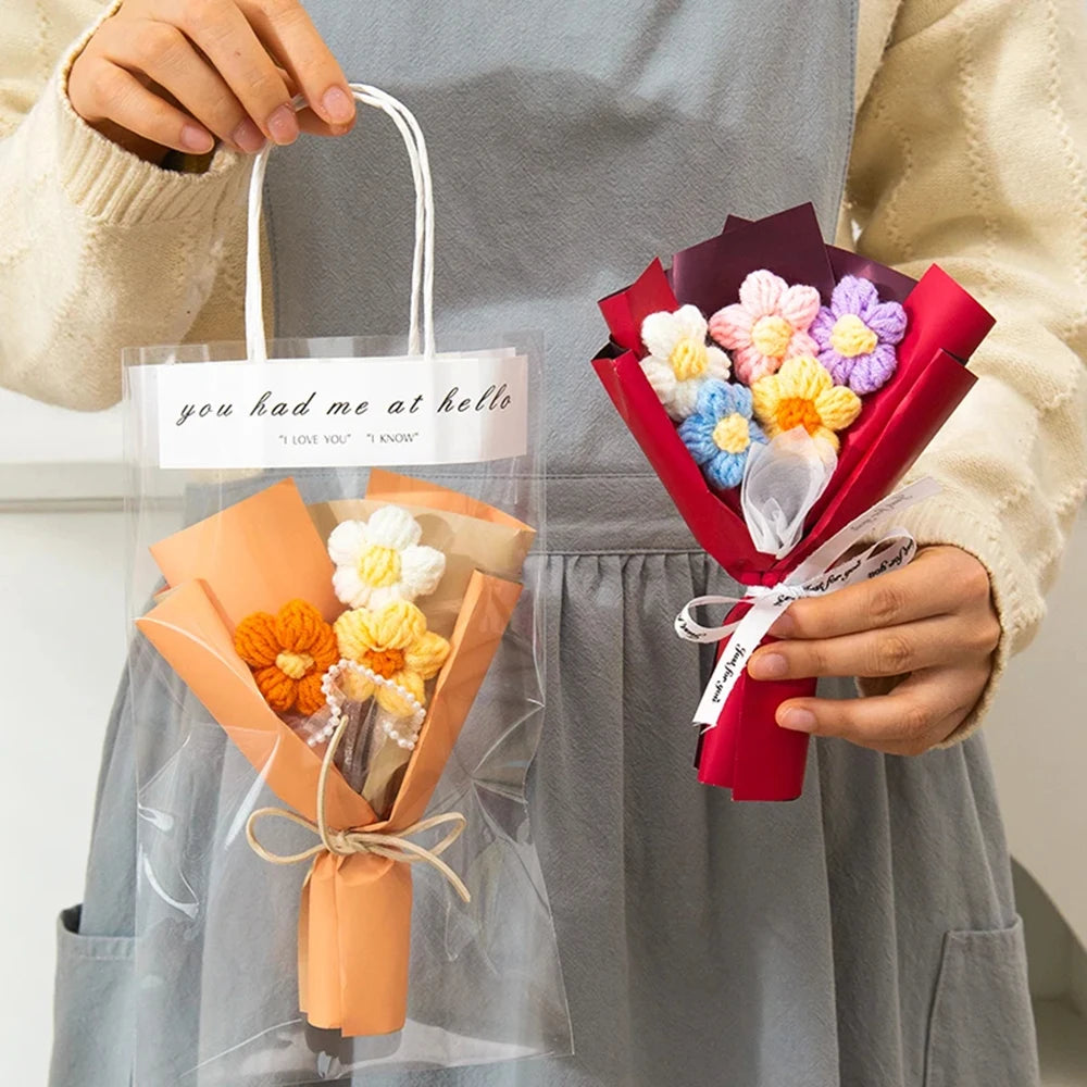 CrochetCreations Mini Sunflower Bouquet